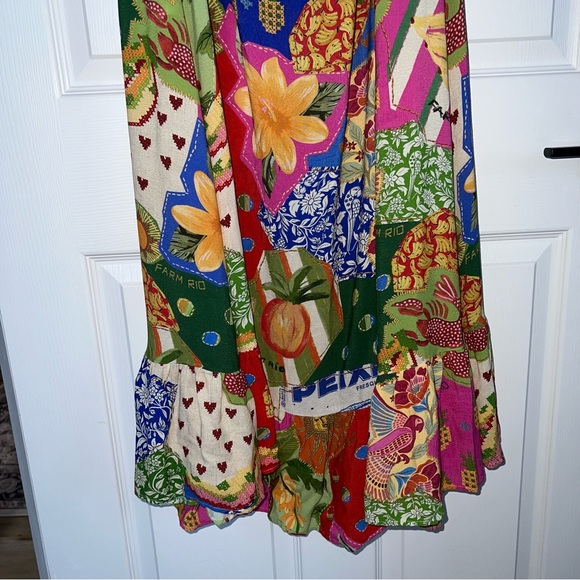 FARM RIO PATCHWORK DRESS - Picture 3 of 8